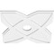 Ekena Millwork Titus Architectural Grade PVC Contemporary Ceiling Medallion, 18"OD x 3"ID x 6 1/4"C x 1"P CMP18TS-03000 - alternate 2